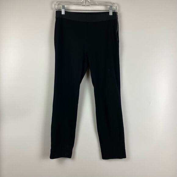 Everlane The Side-Zip Pant Stretch Cotton Black Womens Size 2 - Picture 3 of 10